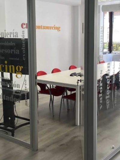 Mampara de Cristal para Oficinas en Málaga