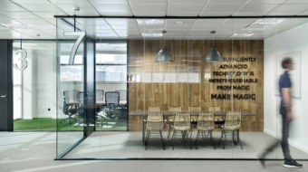 Mampara de Oficina en Madera y Mixta en Málaga